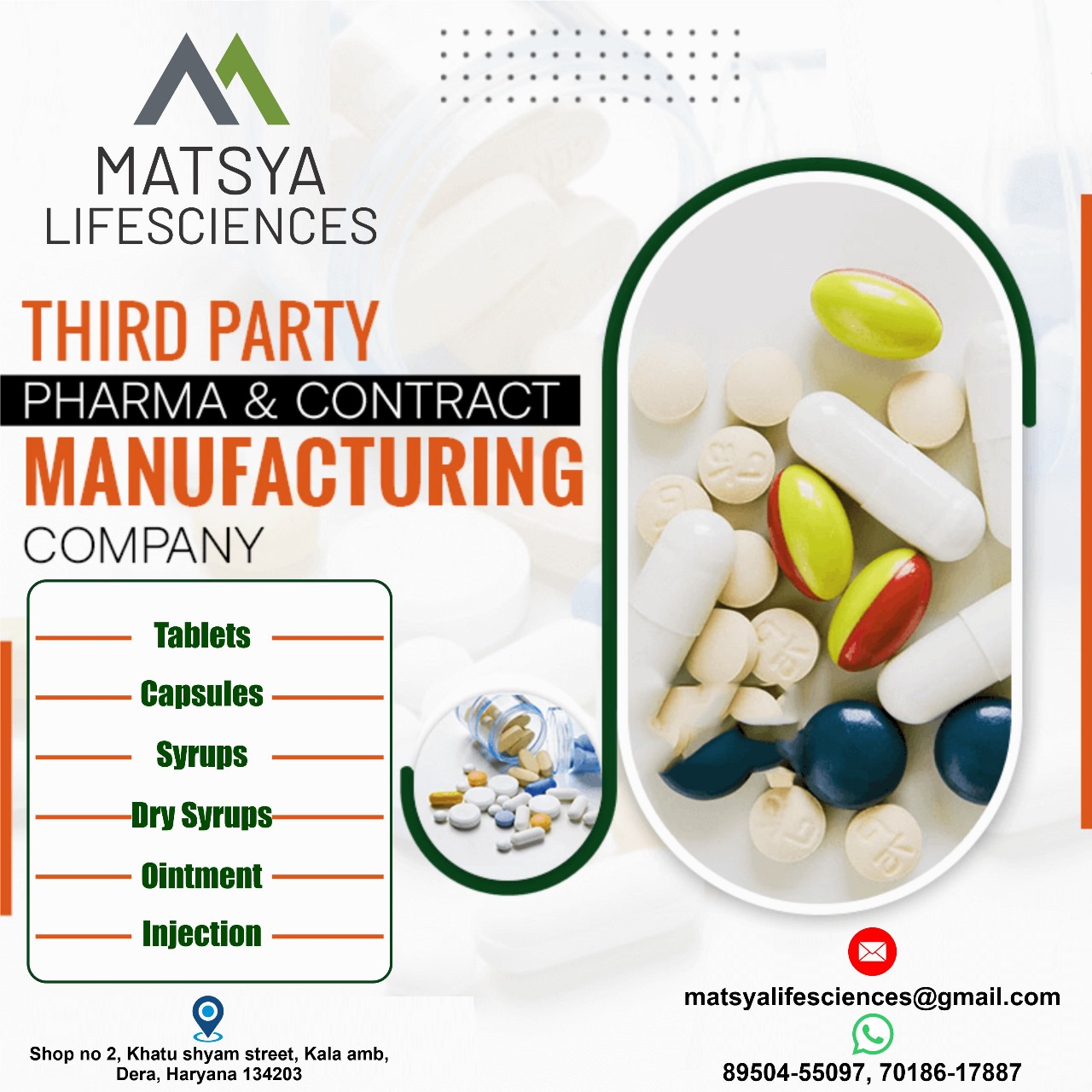 Pharmaceuticals Third Party Manufacturing