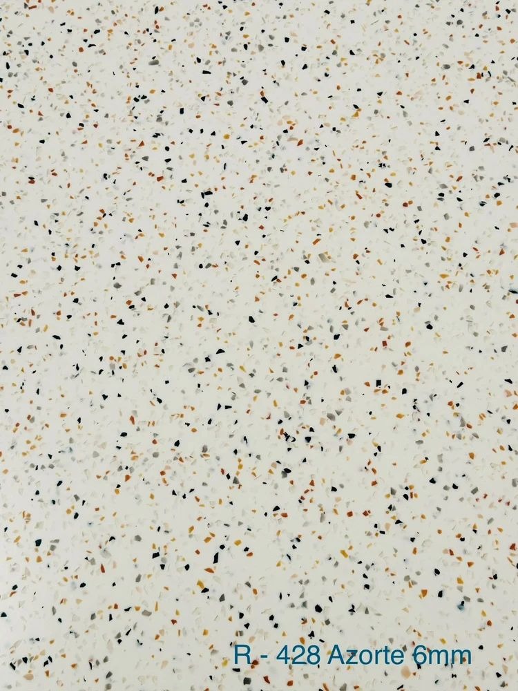 White R 428 Azorte Solid Surface Sheet - Feature: Seamless Joints