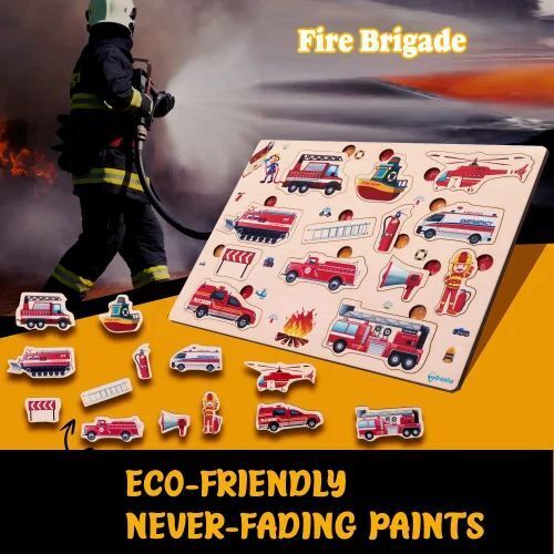 Fire Vehicles Numbers Jigsaw Puzzle