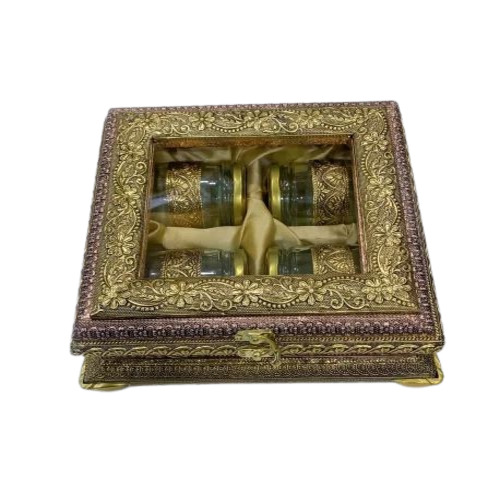 Golden Dry Fruits Box
