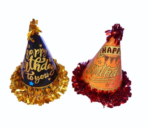 Happy Birthday Caps - Color: Multi