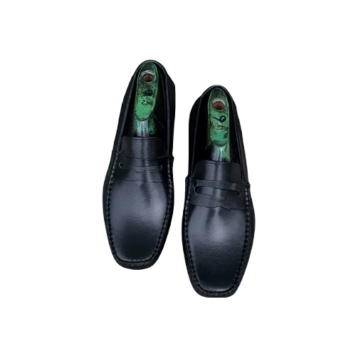 Men Black Leather Shoes