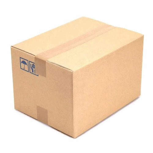 Plain Brown Corrugated Packaging Box