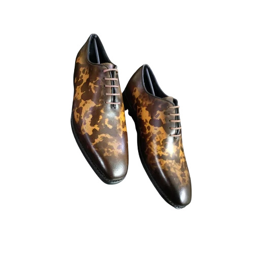 Men Print Leather Shoes