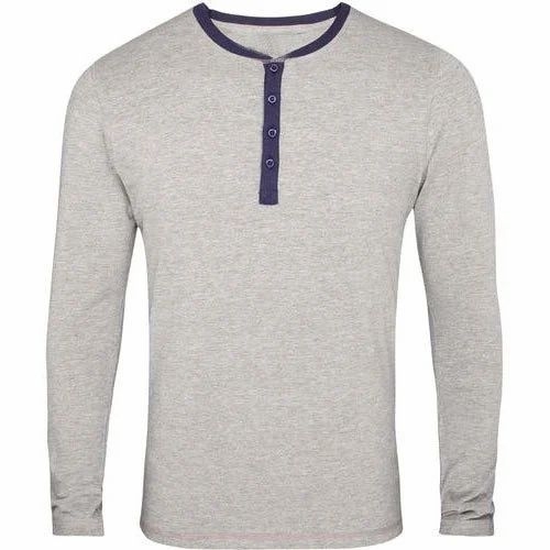 Mens Plain Full Sleeve T Shirt