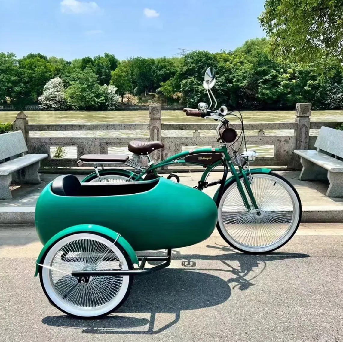 Original City Coco Scooter 7 Speed 1000W/48V Electric Bike Ebike  - Body Material: Ms