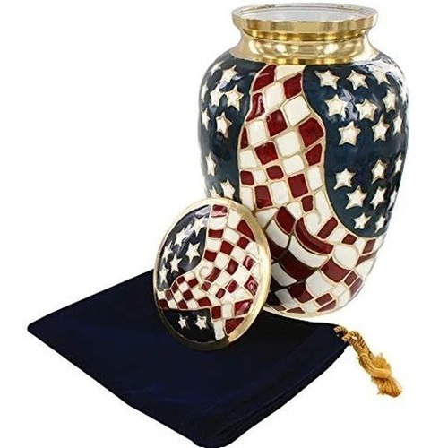 American Brass Cremation Urn