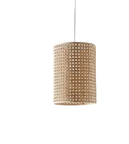 Brown Rattan Cane Hanging Lamp