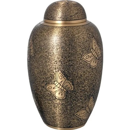 Glden Brass Adult Cremation Urn