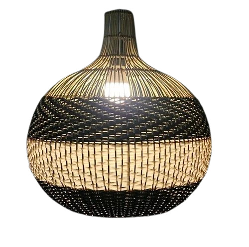 Hanging Rattan Cane Lamp