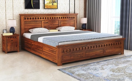 Wooden Bed - Artwork: Handmade