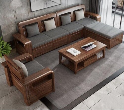 Wooden Sofa Set