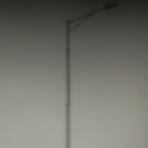 Metal street light pole 