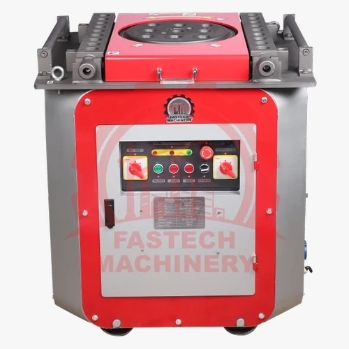 Red Electric Bar Bending Machine