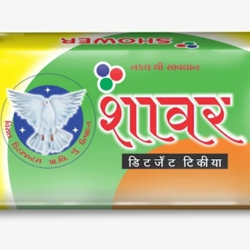 Detergent Cake - 500g Blue Rectangle, 99% Purity | Quick Dry, Hand Wash, Flower Perfume, Soft Water