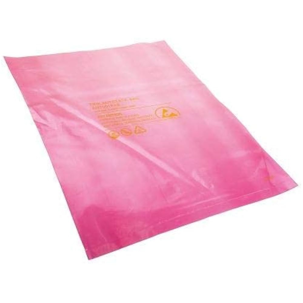 ESD Antistatic Pink Poly Bags