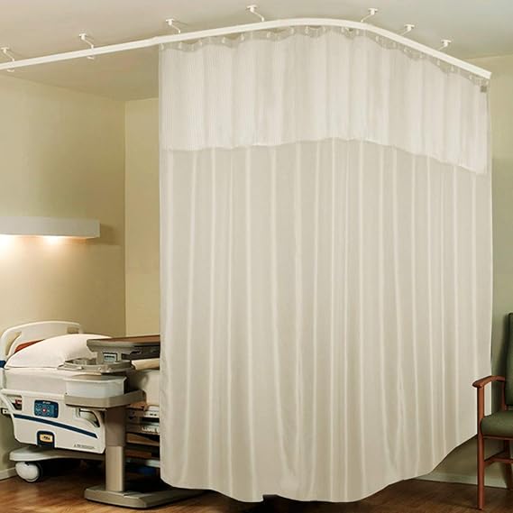 Lushomes White Hospital Curtains