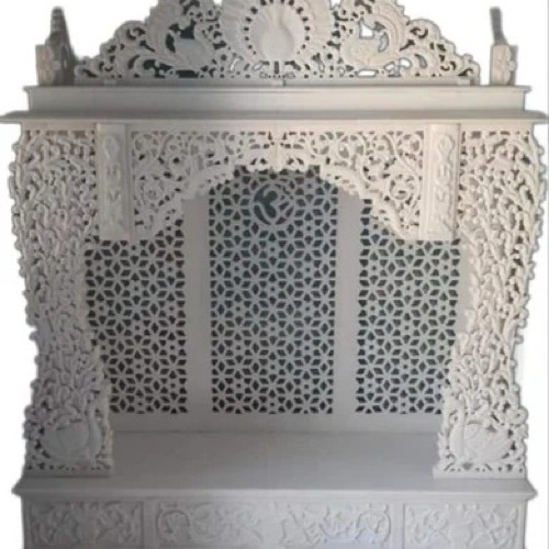 White Makrana Marble Temple