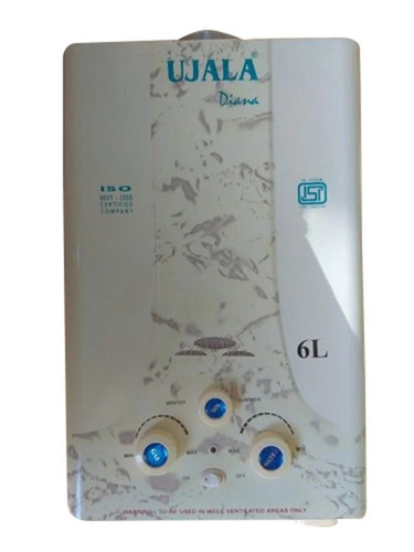 Gas Water Geyser - Color: White
