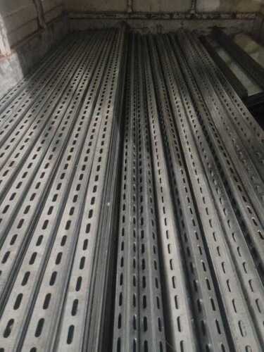 Pre Galvanized Slotted Gi C Channel - Color: Silver