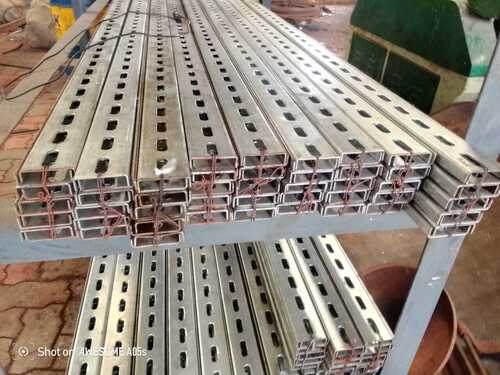 Slotted C Channel Profile - Color: Silver