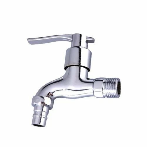 Water Nozzel Bib Cock - Color: Silver