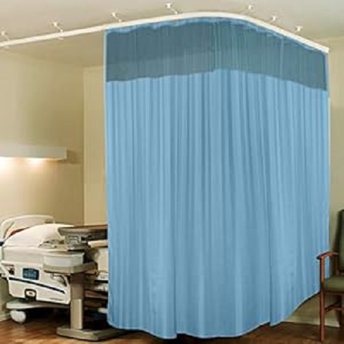 Lushomes Sky Blue Hospital Curtains