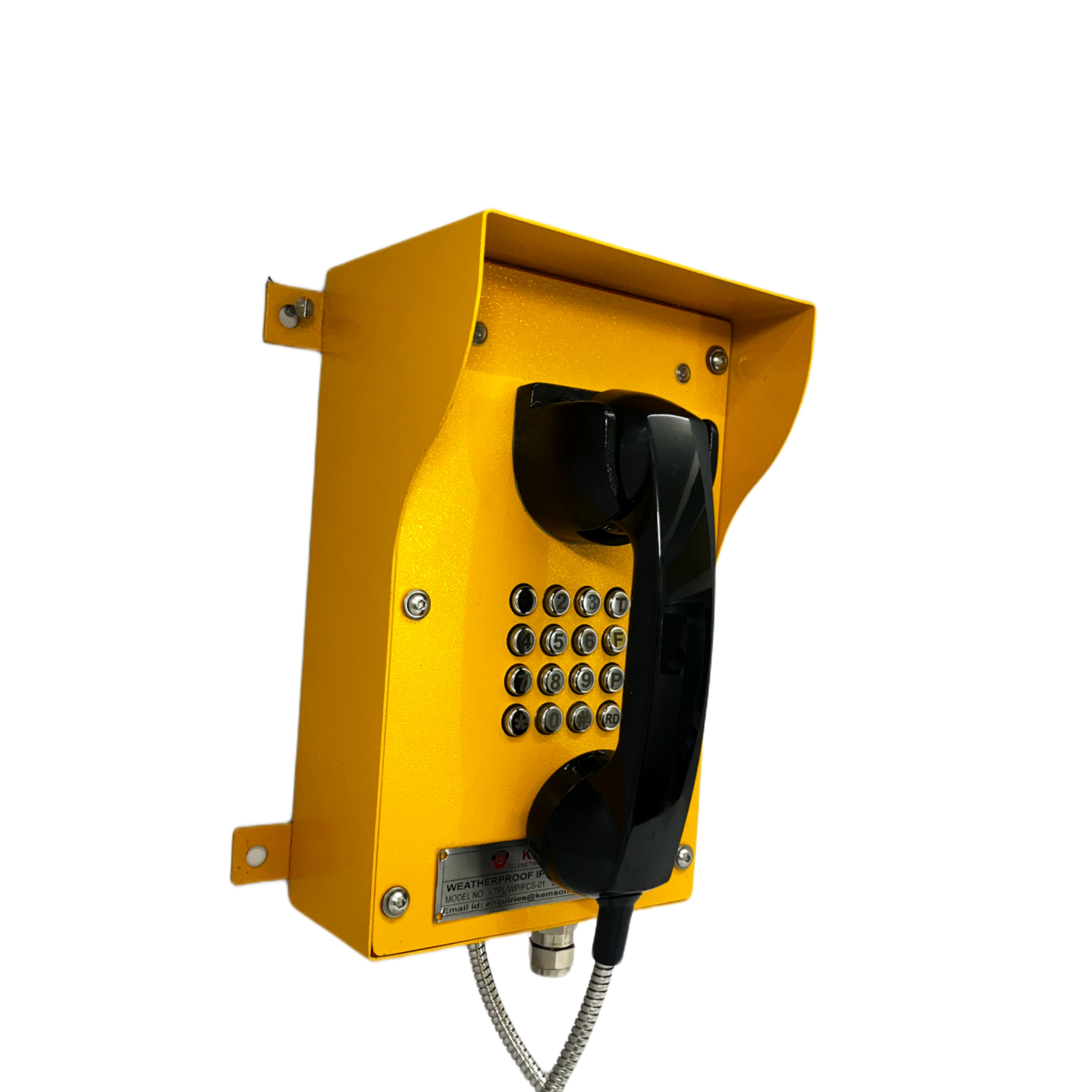 Weatherproof Industrial Telephone in Stainless Steel