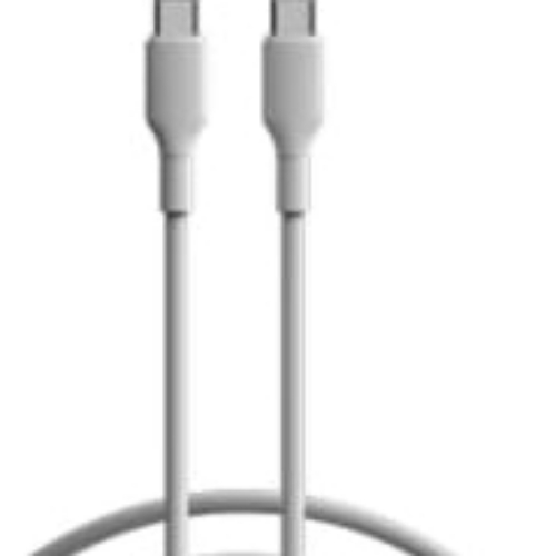 White USB To C PD Data Cable