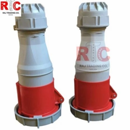 63 Amp 5 Pin Red Industrial Socket