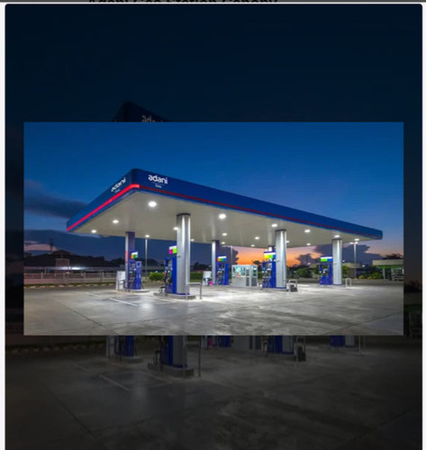 Petrol Pump Canopy - Material: Iron