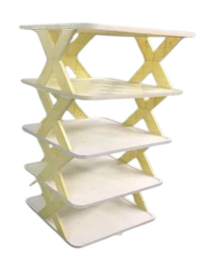 White Plastic Shoe Rack