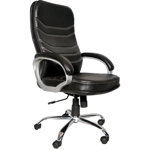  Stainless Steel Base High Back Boss Chair