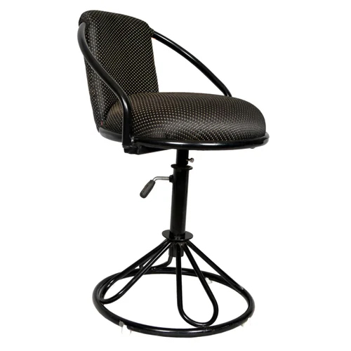 2 Feet Round Black MS Stool Stool
