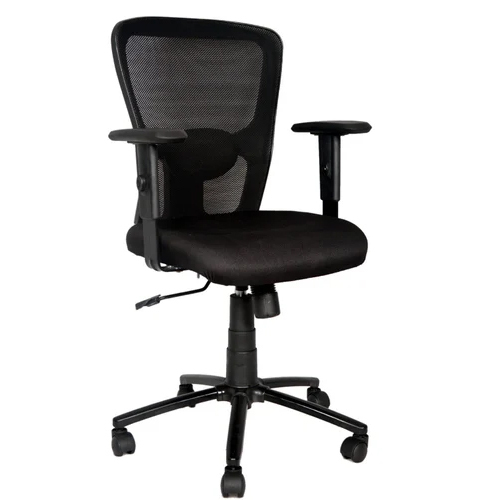 Fixed Arm Medium Back Mesh Office Chair By Jagdambay Furniture