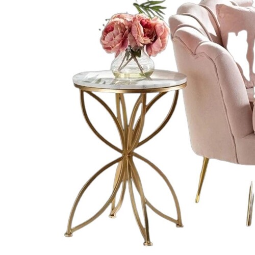 Florence Circular Iron Side Table
