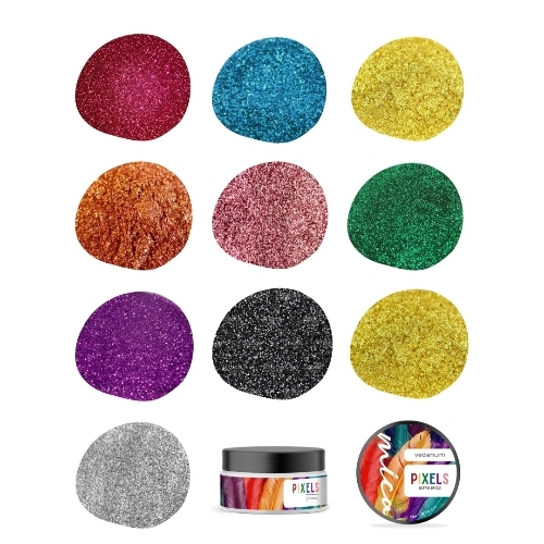 Glitter Powder - Fine Glitter Powder Available in Various Colors | Rich in Purity and Excellent Properties Properly Packed for Ease of Use