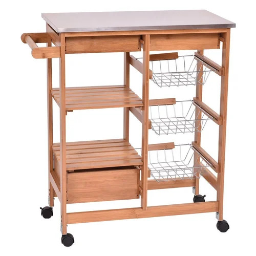Wooden Kitchen Trolley - Application: 1