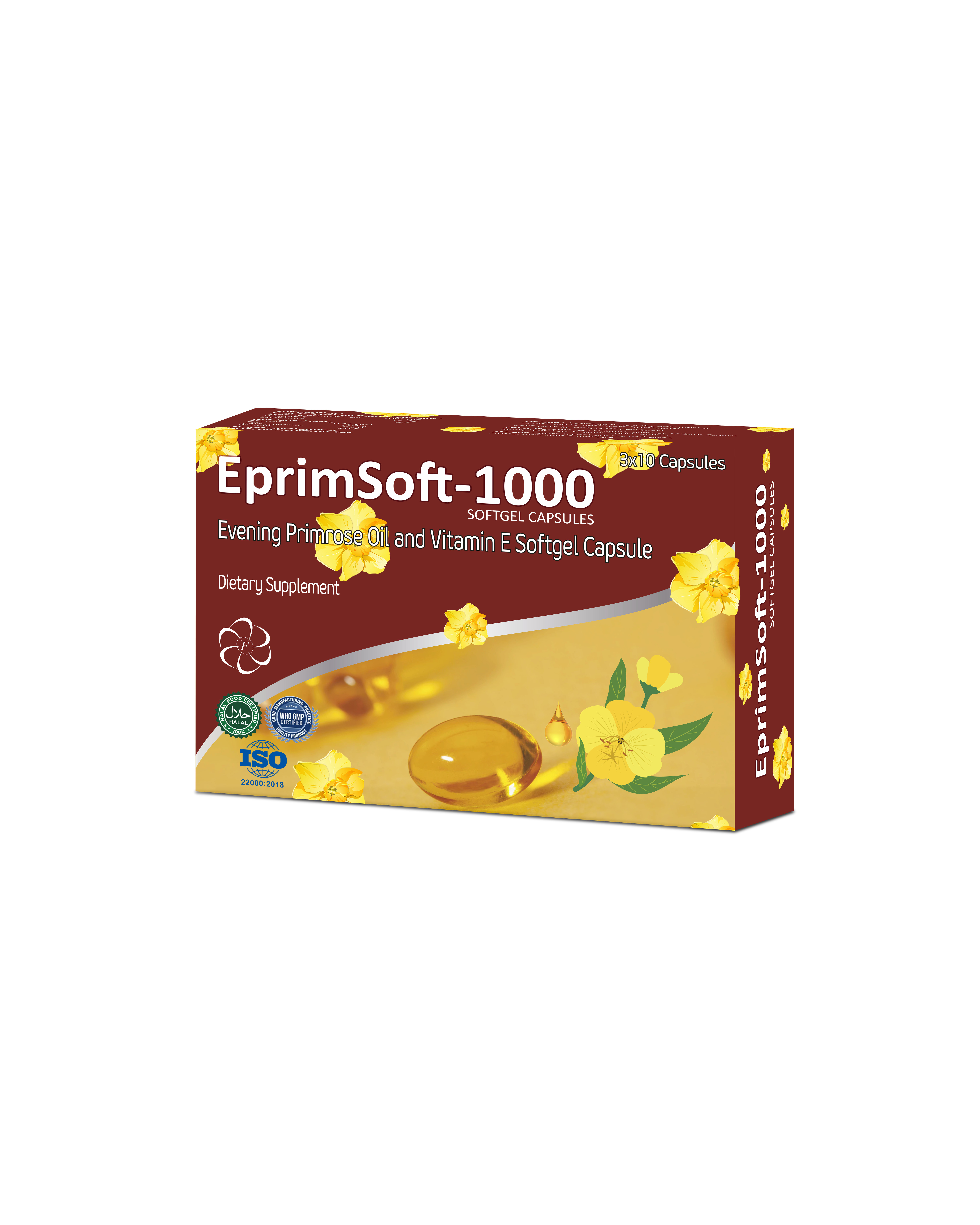 Evening Primrose Oil And Vitamin E Softgel Capsule