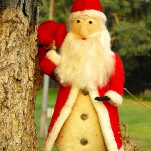 Handmade Santa Toy For Christmas