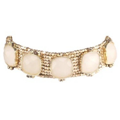 Square Stone Bead Choker