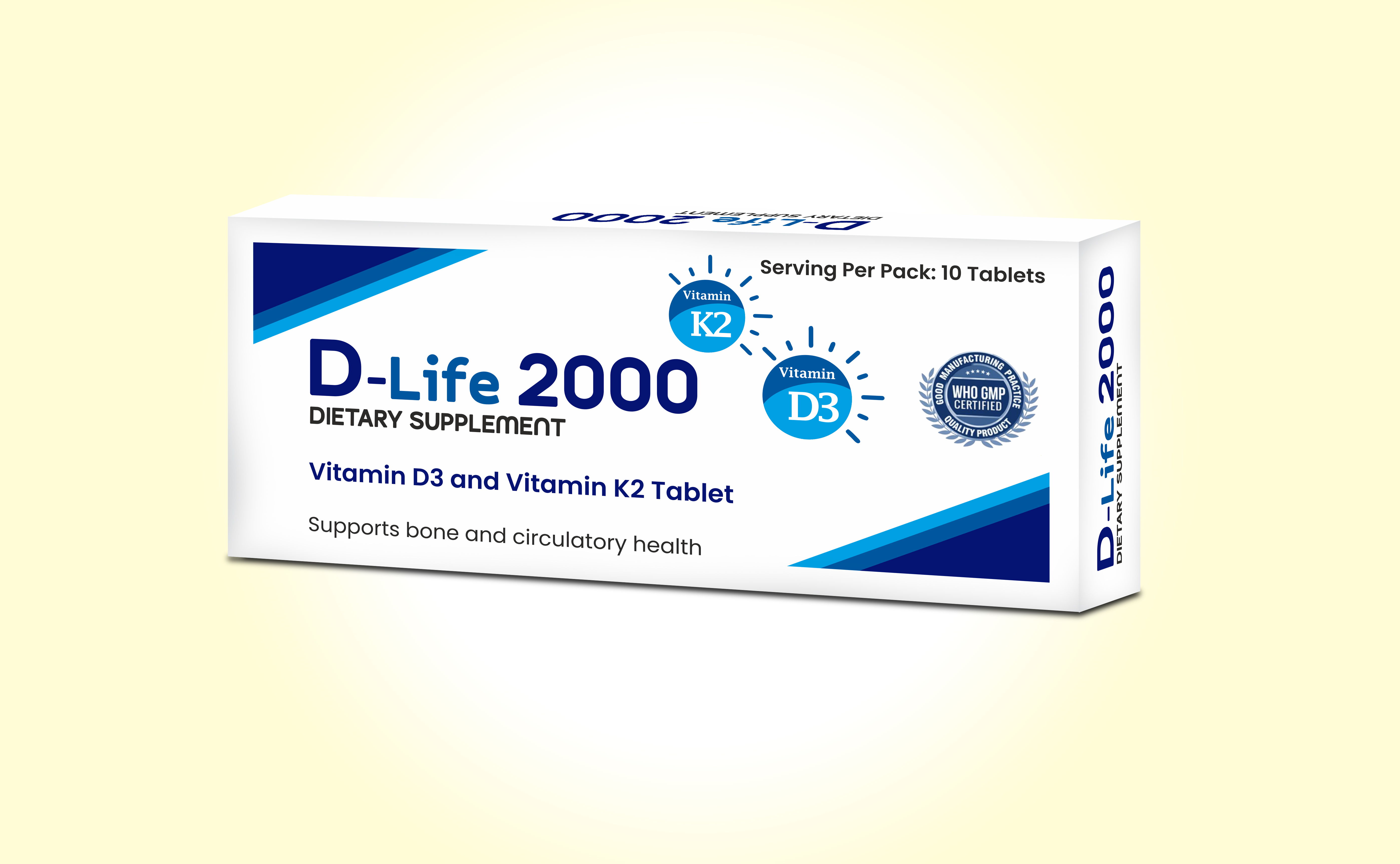 Vitamin D3 And Vitamin K2 Tablet