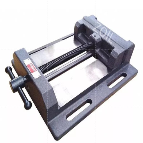 DAYTON Machine Vise: 6 in Jaw Face Wd, 6 in Max Jaw Opening, 2 in Throat Dp, Smooth/V-Grooved Face
