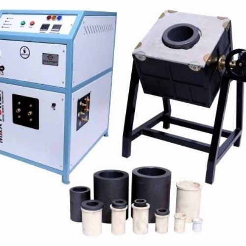 Electric Induction Gold Melting Machine
