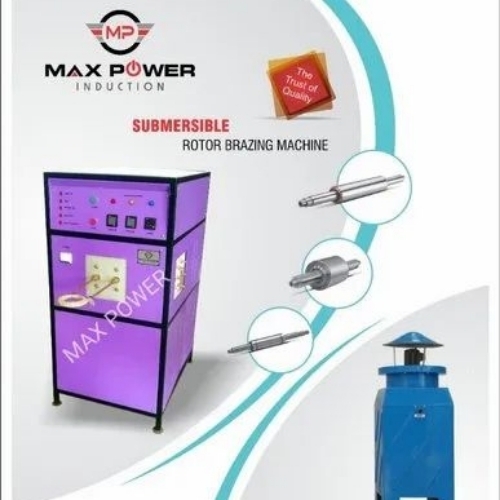 Submersible rotor brazing machine 