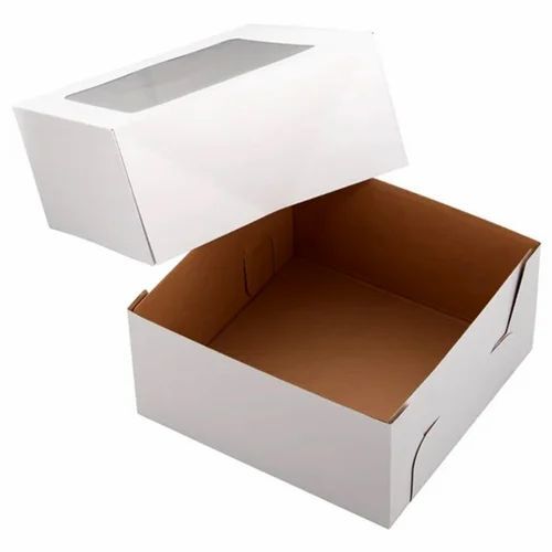 White Paper Cake Box