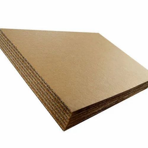 Brown Corrugated Paper Sheets