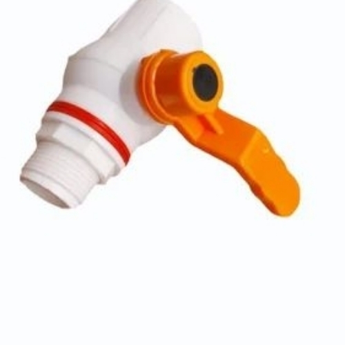 White PVC Tank Ball Valve, Valve Size: 0.75 Inches