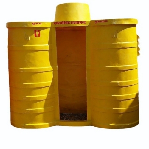 Yellow FRP Portable Toilets