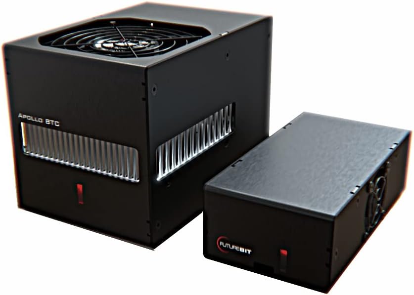 New Original  FutureBit Apollo BTC Miner - Full Package - 1TB NVME + 200W PSU High-Performance PC Power Supplies 